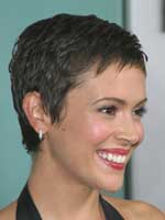 Alyssa Milano with Short Hair