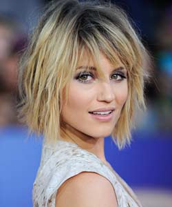 Choppy Hair Cut With Side Fringe