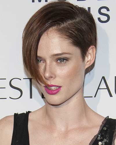 coco rocha with long fringe