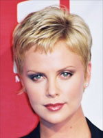 easy short hair in blond color