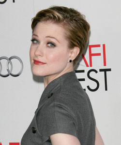 short hair - Evan Rachel Wood - side view