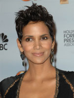 Halle Berry with short formal hair