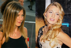jennifer Aniston's hair vs Blake Lively