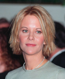 Meg Ryan with shaggy style