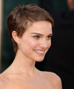 Natalie Portman post-V for Vendetta have their cheekbones on display