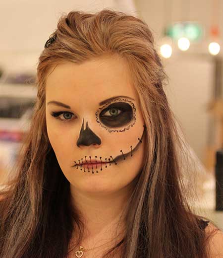 HALLOWEEN MAKEUP - MEXICAN SKULL (EASY) 