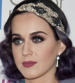 katy perry with vintage makeup