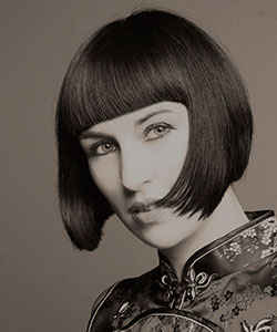 1960's bob cut re-created