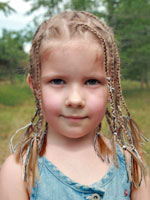 micro braided hair for kids