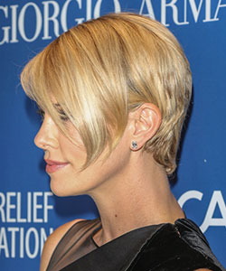 charlize theron profile view in 2014