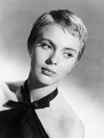 Jean Seberg with short hair cut