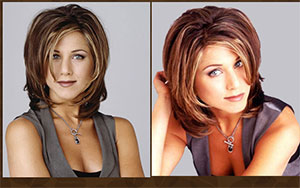 Jeniffer aniston's famous haircut from 90s