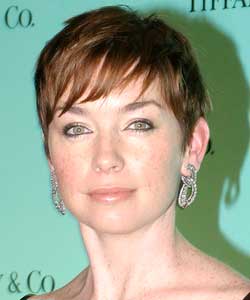 short wispy bangs to balance the face