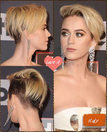 katy Perry with Short Hair March 2017