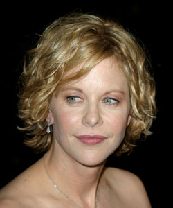 Meg Ryan curly hair in 2003 - October 16