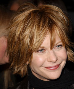 Meg Ryan with shaggy style - February 2004