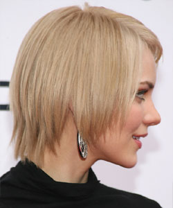 sliced bob haircut