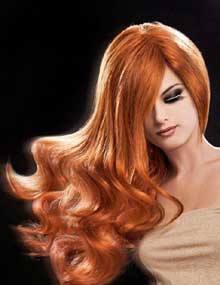 Copper red hair color by Egidio Borri
