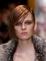 side fringe runway style red copper