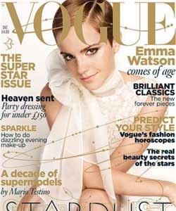 Emma Watson Short hair vogue cover