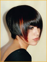 asymetric short bob