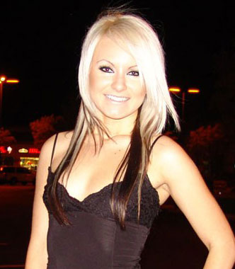 long blonde hair with dark brown. dark brown and lond hair