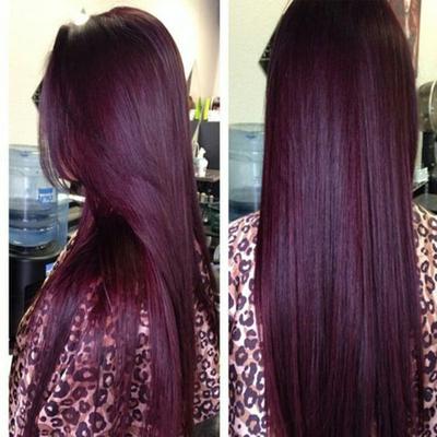 dark cherry red color