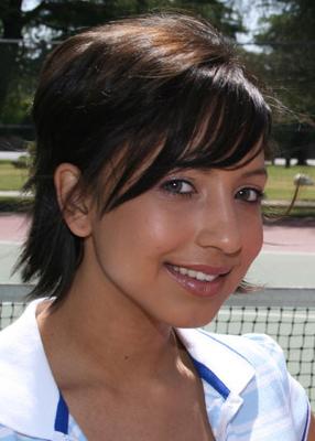 Dark Brown Short Hair With Sporty Haircut