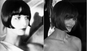 Louise Brooks and Katie Holmes
