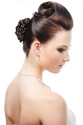 Medium Length Quiff Updo For Wedding