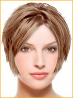 short hair with medium ash blonde hair color