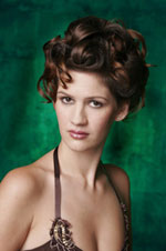 Formal Hairstyle - updo hair front view