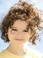 Kid with Curly Hair Style