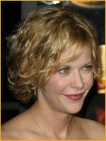 meg ryan with short curly hair