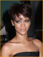 Rihanna with short hair