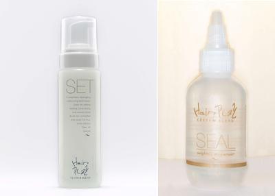 SET and SEAL setting lotion and hair serum